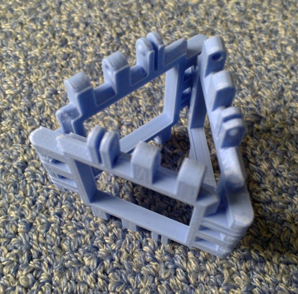 Toroidal truncated cube assembly step 1